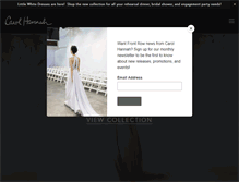 Tablet Screenshot of carol-hannah.com